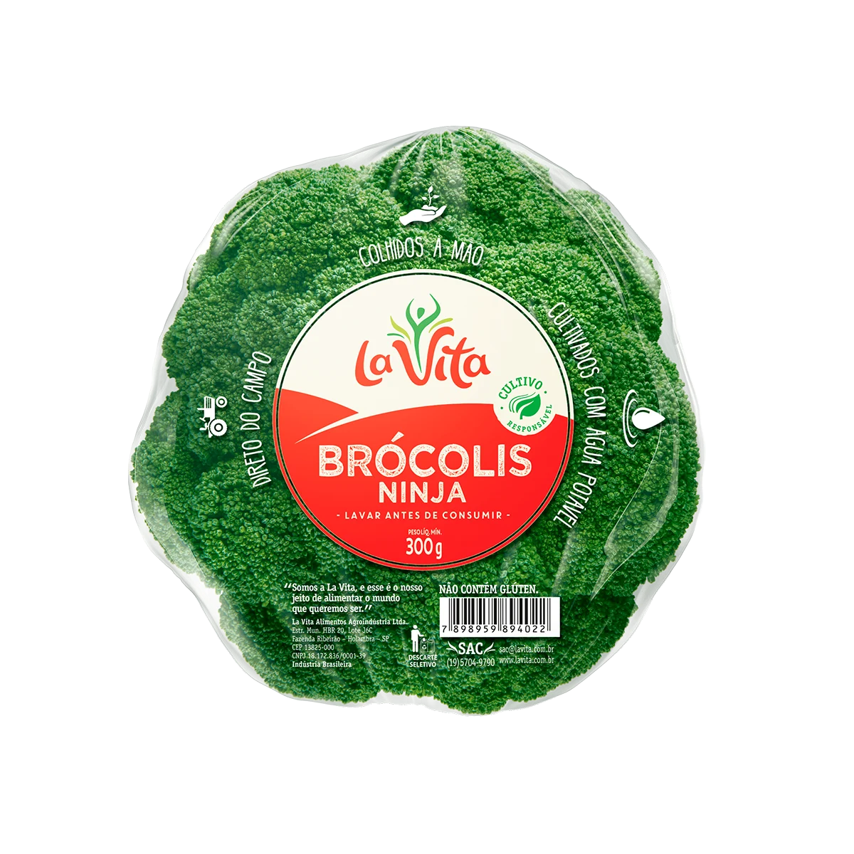 Brócolis ninja La Vita 300g fresco e selecionado