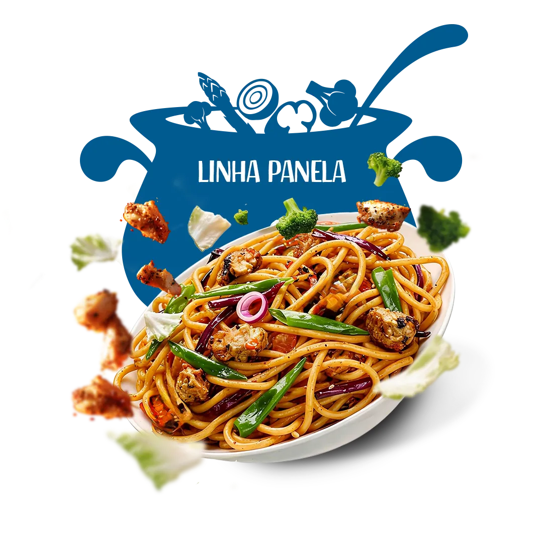 Linha Panela La Vita com mix de vegetais para preparo